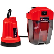 Einhell Akku-Klarwasserpumpe GE-SP 18 LL Li - Solo, Tauch- / Druckpumpe(rot/schwarz, ohne Akku und Ladegerät)
