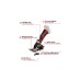 Einhell Akku-Mini-Handkreissäge TE-CS 18/89 Li-Solo, 18Volt(rot/schwarz, ohne Akku und Ladegerät)