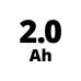 Einhell Akku Power-X-Change 18V 2,0Ah(rot/schwarz)
