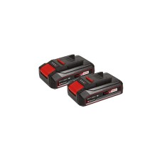 Einhell Akku Power-X-Change Twinpack 18V 2,5Ah CB(rot/schwarz, 2 Stück)