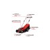 Einhell Akku-Rasenmäher GE-CM 18/33 Li Kit, 18Volt(rot/schwarz, Li-Ionen Akku 4,0Ah)