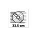 Einhell Akku-Rasenmäher GE-CM 36/34-1 Li-Solo, 36Volt (2x18V)(rot/schwarz, ohne Akku und Ladegerät)