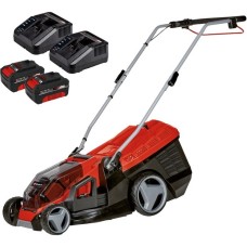 Einhell Akku-Rasenmäher GE-CM 36/36 Li(rot/schwarz, 2x Li-Ionen Akku 4,0Ah)