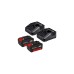 Einhell Akku-Rasenmäher GE-CM 36/36 Li(rot/schwarz, 2x Li-Ionen Akku 4,0Ah)