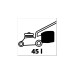 Einhell Akku-Rasenmäher GE-CM 36/37 Li-Solo, 36Volt (2x18V)(rot/schwarz, ohne Akku und Ladegerät)