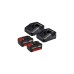 Einhell Akku-Rasenmäher GE-CM 43 Li M Kit, 18Volt(rot/schwarz, 2x Li-Ionen Akku 4,0Ah)