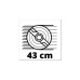 Einhell Akku-Rasenmäher GE-CM 43 Li M Kit, 18Volt(rot/schwarz, 2x Li-Ionen Akku 4,0Ah)