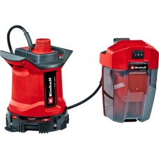 Einhell Akku-Schmutzwasserpumpe GE-DP 18/25 LL Li-Solo, 18Volt, Tauch- / Druckpumpe(rot/schwarz, ohne Akku und Ladegerät)