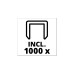 Einhell Akku-Tacker TC-CT 3,6 Li, Elektrotacker(rot/schwarz, Li-Ionen Akku 1,3Ah)