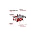 Einhell Akku-Tischkreissäge TE-TS 36/210 Li-Solo, 36Volt (2x18V)(rot, ohne Akku und Ladegerät)