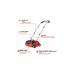 Einhell Akku-Vertikutierer GC-SC 36/31 Li-Solo, 36Volt (2x18V)(rot/schwarz, ohne Akku und Ladegerät)
