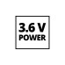 Einhell Akkuschrauber TC-SD 3,6 Li, 3,6Volt(rot/schwarz, Li-Ionen Akku 1,5Ah)