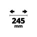 Einhell Bandsäge TC-SB 245 L(rot, 400 Watt)