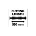 Einhell Benzin-Heckenschere GE-PH 2555 A(rot/schwarz, 0,85 kW)