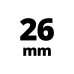 Einhell Bohrhammer TC-RH 26 4F(schwarz/rot, 800 Watt)
