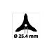Einhell Dickichtmesser 3405082, für Akku-Sense AGILLO, Ersatzmesser