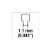 Einhell Ersatzkette 20cm, Sägekette(1,1mm 33T 3/8