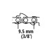 Einhell Ersatzkette 25cm 1,1 40T 3/8