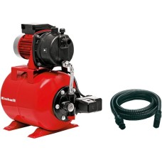 Einhell Hauswasserwerk GC-WW 6538 Set, Pumpe(rot/schwarz, 650 Watt, inkl. Saugschlauch)