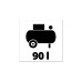 Einhell Kompressor TE-AC 430/90/10(rot/schwarz, 3.000 Watt)