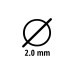 Einhell Mäh-Faden basic line 2,0mm(15 Meter)