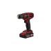 Einhell Maschinen-Set TC-TK 18 Li Kit, 18Volt, Werkzeug-Set(rot/schwarz, Akku-Bohrschrauber und Akku-Winkelschleifer, 2x Li-Ion-Akku)