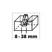 Einhell Mauer-Nutfräse TE-MA 1700(rot/schwarz, 1.500 Watt)