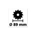 Einhell Mini-Handkreissäge TC-CS 89(rot/schwarz, 600 Watt)