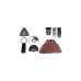 Einhell Multifunktions-Werkzeug TE-MG 350 EQ(rot/schwarz, 350 Watt)