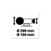Einhell Nass-Trockenschleifer TC-WD 200/150, Doppelschleifer(rot/schwarz, 250 Watt)
