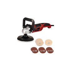 Einhell Polier- und Schleifmaschine CC-PO 1100/150 E, Poliermaschine(rot/schwarz, 1.100 Watt)