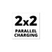 Einhell Power X-Quattrocharger 4A, Ladegerät(rot)