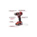 Einhell Professional Akku-Bohrschrauber TE-CD 18/50 Li BL, 18Volt(rot/schwarz, 2x Li-Ionen Akku 2,0Ah)