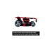 Einhell Professional Akku-Rasenmäher GE-CM 36/47 S HW Li, 36Volt (2x18Volt)(rot/schwarz, 4x Li-Ionen Akku 4,0Ah, mit Hinterradantrieb)