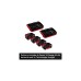 Einhell Professional Akku-Rasenmäher GE-CM 36/47 S HW Li, 36Volt (2x18Volt)(rot/schwarz, 4x Li-Ionen Akku 4,0Ah, mit Hinterradantrieb)