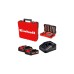 Einhell Professional Akku-Schlagbohrschrauber TP-CD 18/60 Li- i BL +39(rot/schwarz, 2x Li-Ion Akku 2,0Ah, Koffer, 39-teiliges Bit- und Bohrer-Set)