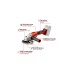 Einhell Professional Akku-Winkelschleifer AXXIO 18/125 Q, 18Volt(rot/schwarz, ohne Akku und Ladegerät)