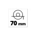 Einhell Professional Akku-Winkelschleifer AXXIO 36/230 Q, 36Volt (2x18V)(rot/schwarz, ohne Akku und Ladegerät)