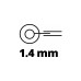 Einhell Rasentrimmer GC-ET 4530 Set(rot/schwarz, 450 Watt)