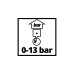Einhell Reifenfüll-Messgerät digital 4133115, Reifen-Füllgerät(schwarz)