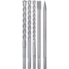 Einhell SDS Max Meißel- & Bohrer-Satz, 5-teilig(Koffer)