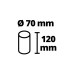 Einhell Schaumstofffilter 2351135, 10Liter, 5 Stück(für Nass- / Trockensauger TE-VC 18/10 Li)