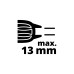 Einhell Schlagbohrmaschine TC-ID 650 E(rot/schwarz, 650 Watt)