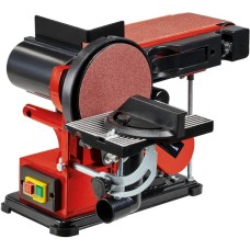 Einhell Stand-Band-Tellerschleifer TC-US 380, Bandschleifer(rot/schwarz, 300 Watt)