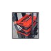 Einhell Systemkoffer E-Case L, Werkzeugkiste(schwarz/dunkelrot, mit Räder)