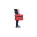 Einhell Systemkoffer E-Case S-F incl. grid foam, Werkzeugkiste(schwarz/rot, mit Rasterschaumstoffeinlage)