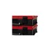 Einhell Systemkoffer E-Case S-F incl. grid foam, Werkzeugkiste(schwarz/rot, mit Rasterschaumstoffeinlage)