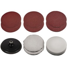 Einhell Teller-/ Polier-/ Schleifblatt-Set, 150mm, Schleif- / Poliermittel(für Polier- und Schleifmaschinen)