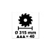 Einhell Tischkreissäge TE-TS 315 UD(rot/schwarz, 2.400 Watt, Drehstrom)