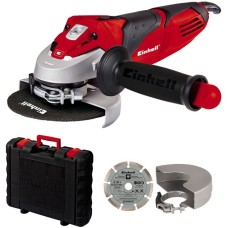 Einhell Winkelschleifer TE-AG 125/750 Kit(rot/schwarz, 750 Watt, Koffer)